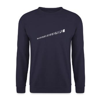 being old people age - Unisex Sweatshirt - navy - Front - Alina (178cm) & Michal (187cm)