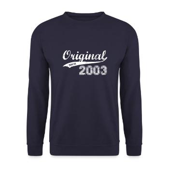 2003 - Unisex Pullover - Navy - Vorne - Alina (178cm) & Michal (187cm)