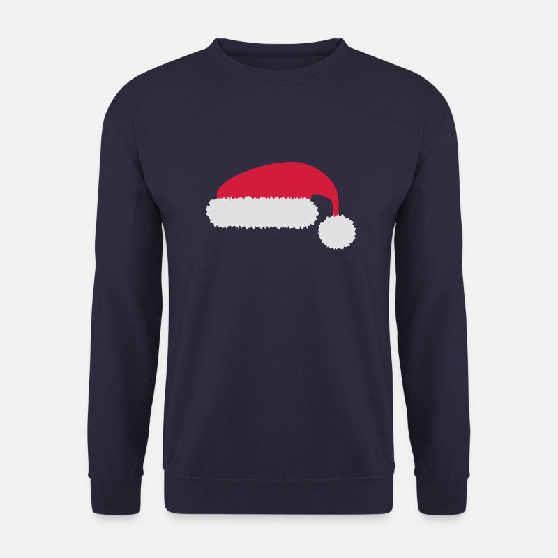Weihnachtsmann Weihnachten Mütze - Unisex Pullover - Navy