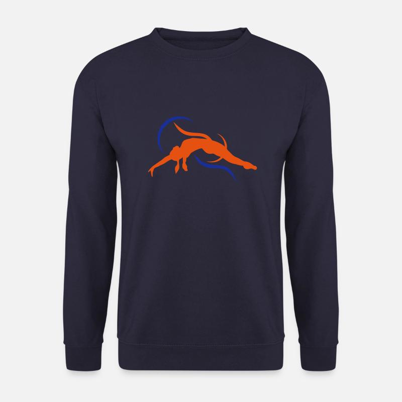 Trampolin Sportart Logo 3 - Unisex Pullover - Navy