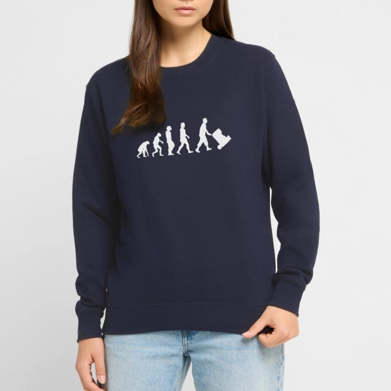 Warehouse Logistics Evolution Warehouse Workers Logistics Unisex Sweatshirt
