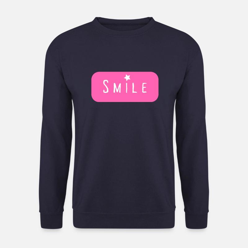 Smile - Unisex Pullover - Navy