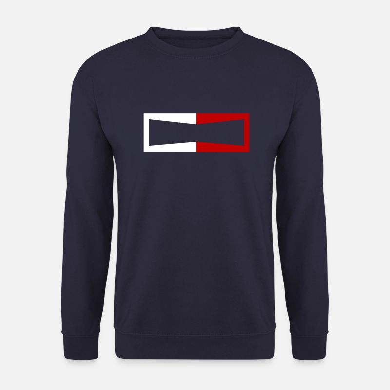 Rahmen für eigenen Schriftzug Text - Unisex Pullover - Navy
