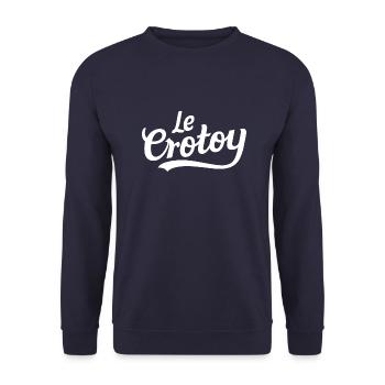 Le Crotoy - Sweat-shirt Unisexe - marine - Devant - Alina (178cm) & Michal (187cm)