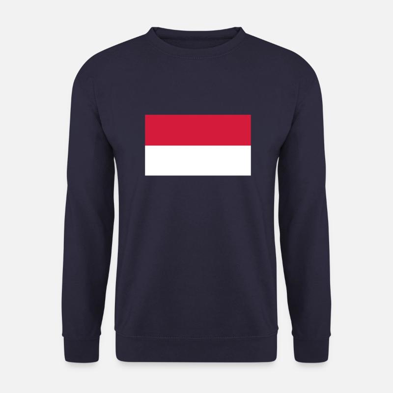 indonesia flag - Unisex Pullover - Navy