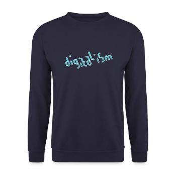 digital music - Unisex Pullover - Navy - Vorne - Alina (178cm) & Michal (187cm)