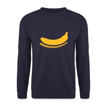 Banananananana - Sweat-shirt Unisexe - marine - Devant - Alina (178cm) & Michal (187cm)