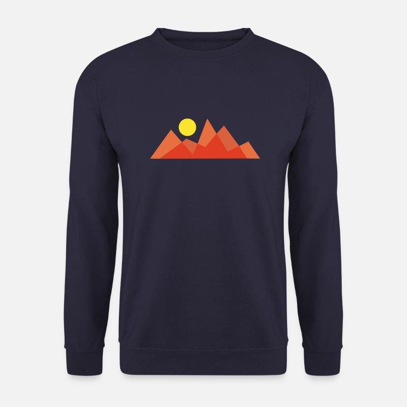Le coucher du soleil - Sweat-shirt Unisexe - marine