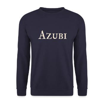 Azubi - Unisex Pullover - Navy - Vorne - Alina (178cm) & Michal (187cm)