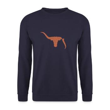 Taureau - Sweat-shirt Unisexe - marine - Devant - Alina (178cm) & Michal (187cm)