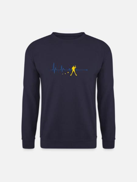 Tauchen Herzschlag diving Taucher Apnoe - Unisex Pullover - Navy