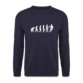 Club de basket-ball Amateurs de basket-ball Joueurs de basket-ball - Sweat-shirt Unisexe - marine - Devant - Alina (178cm) & Michal (187cm)