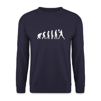 Joueur de tennis Club de tennis Raquettes de tennis - Sweat-shirt Unisexe - marine - Devant - Alina (178cm) & Michal (187cm)