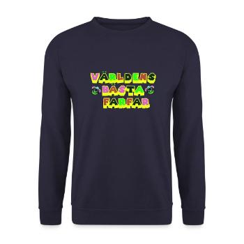 BestGroßmutter Großmutter Großvater Großvater Geburtstagsfamilie - Unisex Pullover - Navy - Vorne - Alina (178cm) & Michal (187cm)