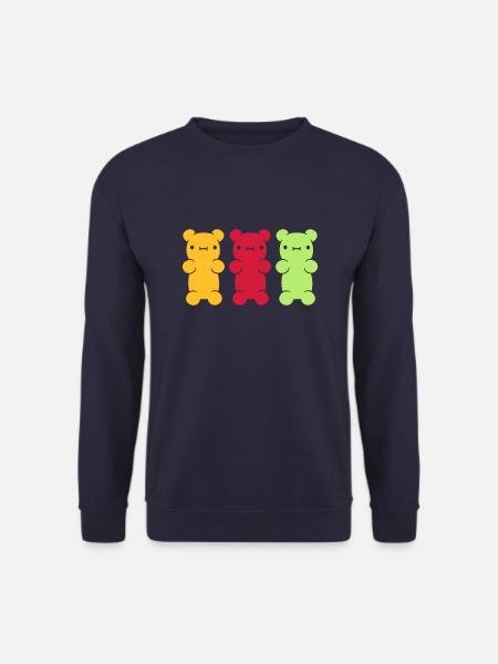 3 bunte Gummibaerchen - Unisex Pullover - Navy