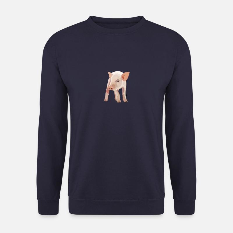 Ferkel / Schweinchen / Pig - Unisex Pullover - Navy