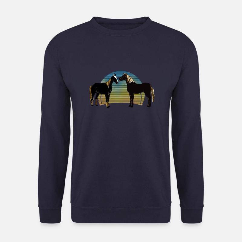 Horses - Unisex Sweatshirt - navy