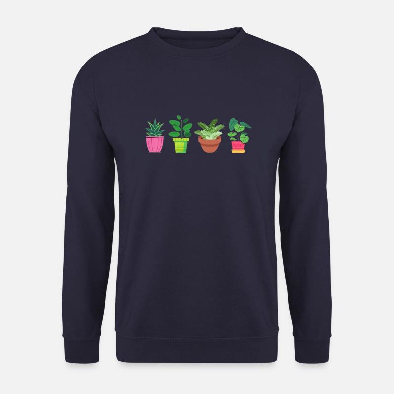 Fleurs - Sweat-shirt Unisexe - marine