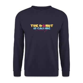 Le beignet appelle - Sweat-shirt Unisexe - marine - Devant - Alina (178cm) & Michal (187cm)