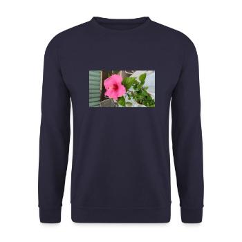 IMG 20220627 WA0000 - Unisex Pullover - Navy - Vorne - Alina (178cm) & Michal (187cm)
