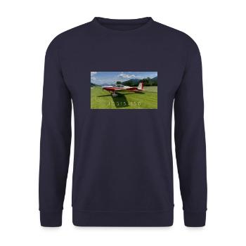 JOB15 - PARKING POSITION - Unisex Pullover - Navy - Vorne - Alina (178cm) & Michal (187cm)