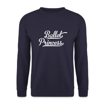 Ballet Princess - Unisex Sweatshirt - navy - Front - Alina (178cm) & Michal (187cm)