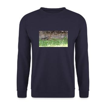 Oiseau - Sweat-shirt Unisexe - marine - Devant - Alina (178cm) & Michal (187cm)
