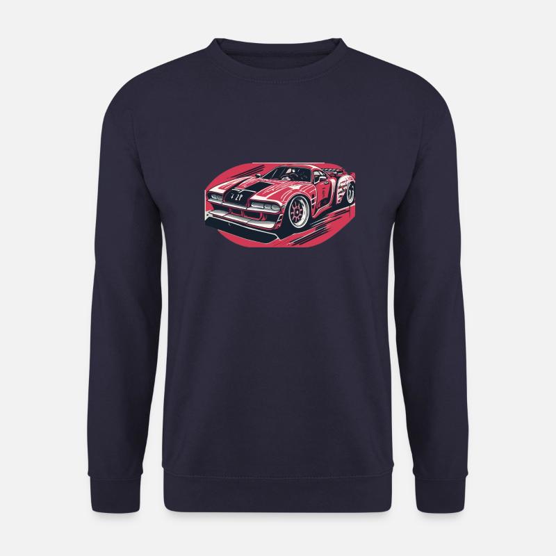 Racecar all Red - Unisex Pullover - Navy