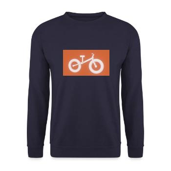 Fahrrad - Unisex Pullover - Navy - Vorne - Alina (178cm) & Michal (187cm)