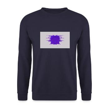 Cube d’éclat - Sweat-shirt Unisexe - marine - Devant - Alina (178cm) & Michal (187cm)