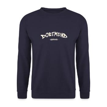 Dortmund Germany Deutschland - Nordrhein-Westfalen - Unisex Pullover - Navy - Vorne - Alina (178cm) & Michal (187cm)