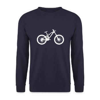 downhill - Unisex Pullover - Navy - Vorne - Alina (178cm) & Michal (187cm)