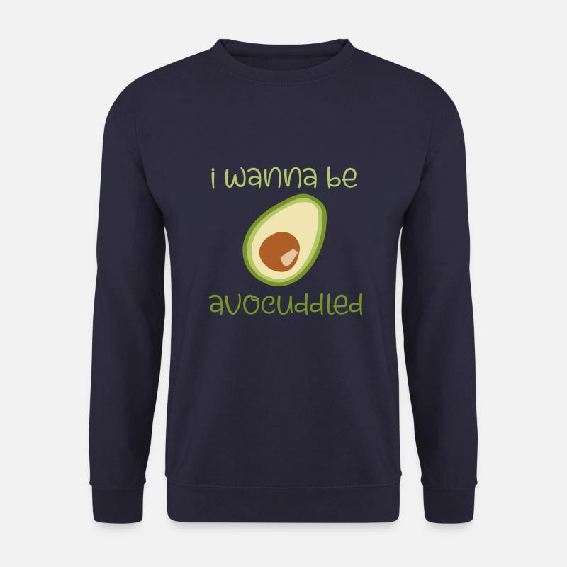 Avocado Obst Avocuddled Geschenk Idee - Unisex Pullover - Navy
