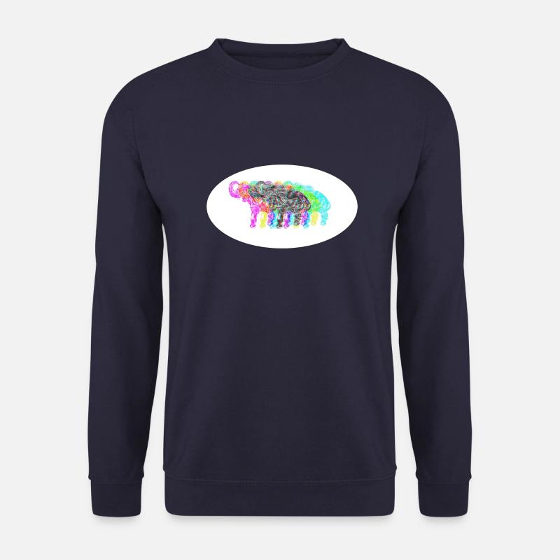 Edelfant Elefant - Unisex Pullover - Navy