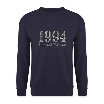 1994 - Sweat-shirt Unisexe - marine - Devant - Alina (178cm) & Michal (187cm)