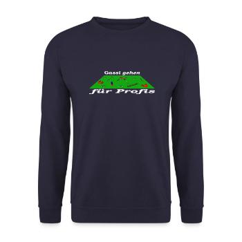 für Profis - Unisex Pullover - Navy - Vorne - Alina (178cm) & Michal (187cm)