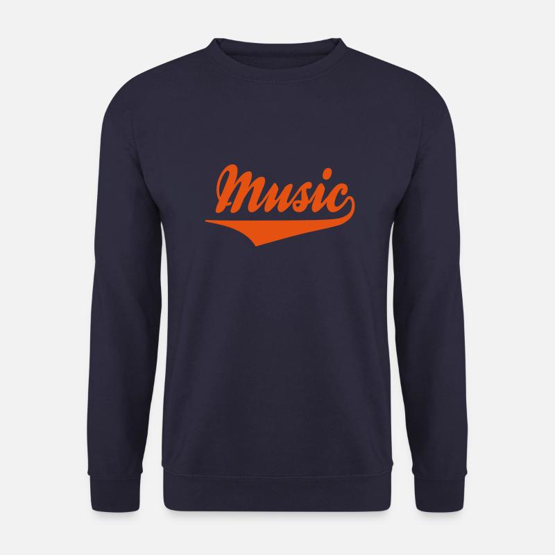 music - Unisex Pullover - Navy