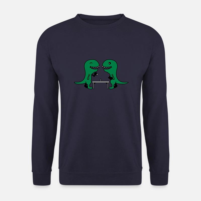 Funny Table Tennis Dinos - Unisex Pullover - Navy