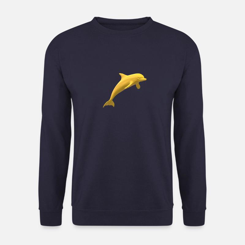 Delphin Gold - Unisex Pullover - Navy