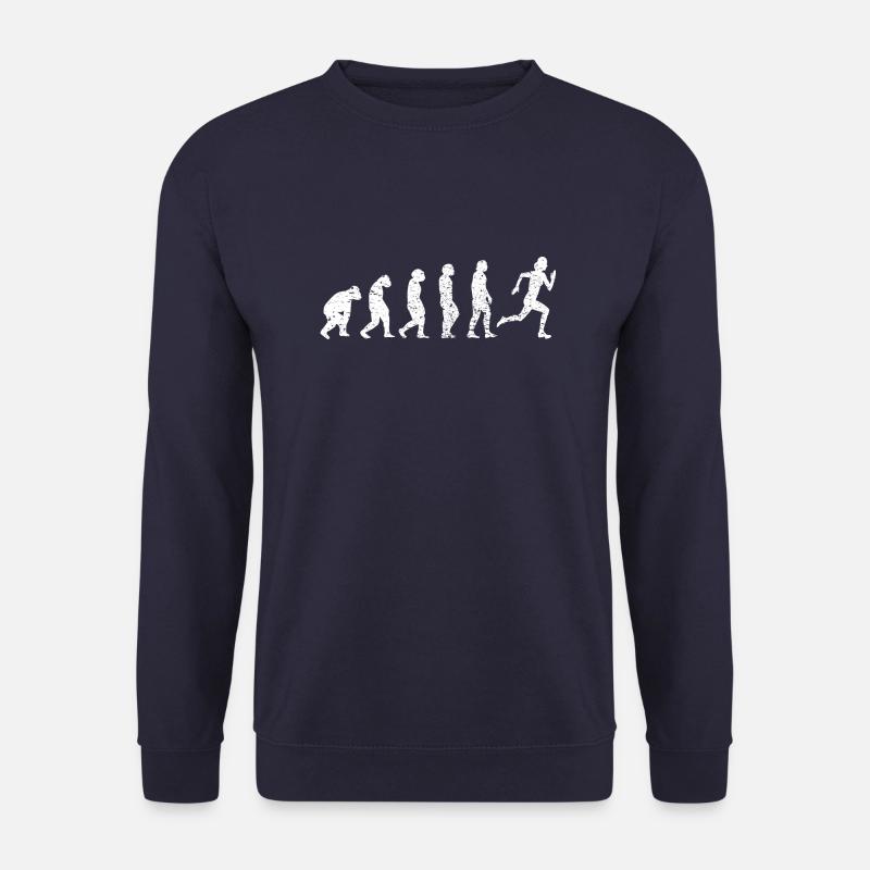 Joggerin Training rennen fit joggen laufen Cardio - Unisex Pullover - Navy