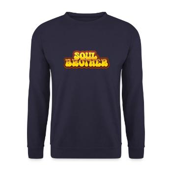 Soul Brother - Unisex Sweatshirt - navy - Front - Alina (178cm) & Michal (187cm)