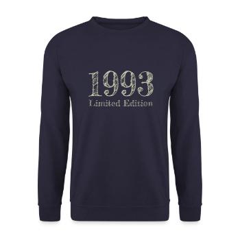 1993 - Sweat-shirt Unisexe - marine - Devant - Alina (178cm) & Michal (187cm)