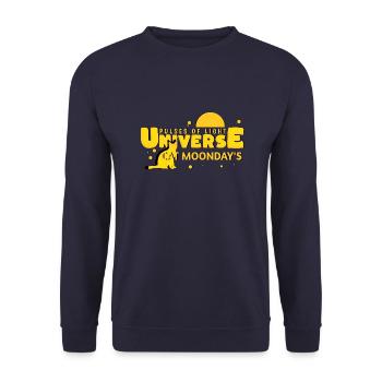 Univers - Science - Sweat-shirt Unisexe - marine - Devant - Alina (178cm) & Michal (187cm)