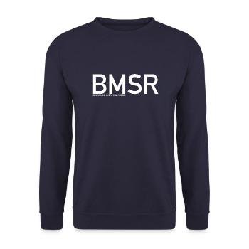 BMSR - Star Rebel - Unisex Sweatshirt - navy - Front - Alina (178cm) & Michal (187cm)