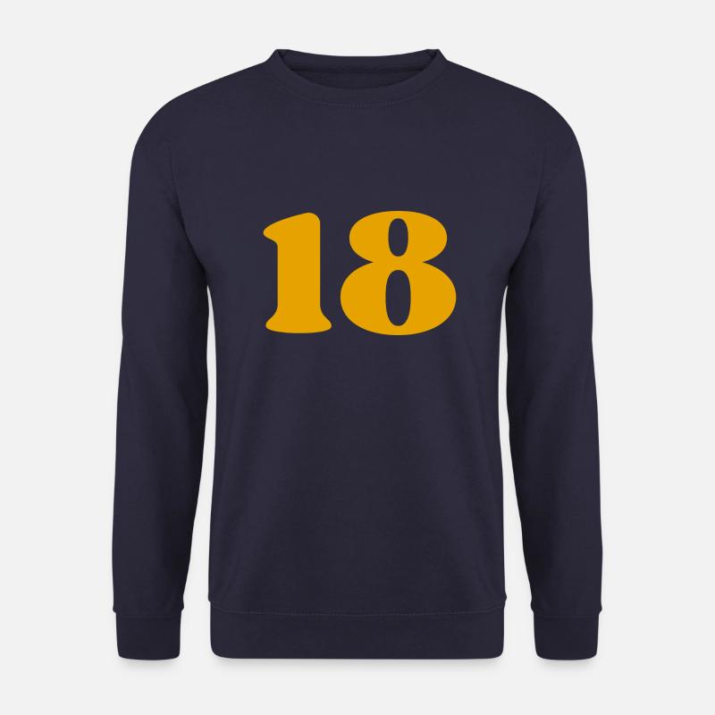 18 - Sweat-shirt Unisexe - marine