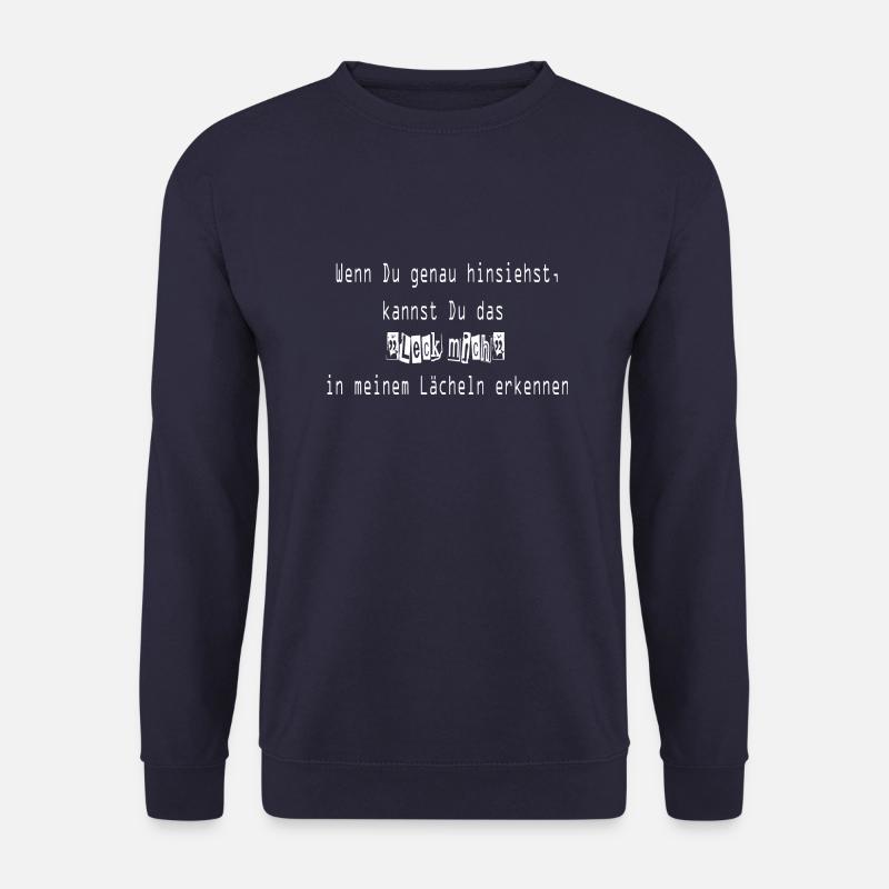 Leck mich weiß - Unisex Pullover - Navy