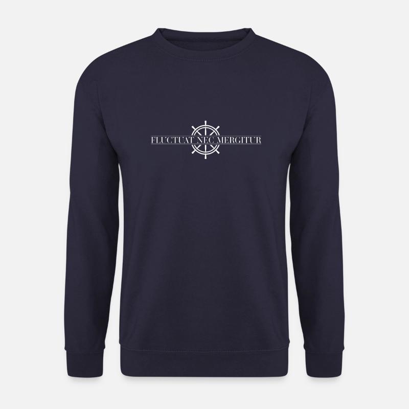 Fluctuat nec mergitur - Sweat-shirt Unisexe - marine