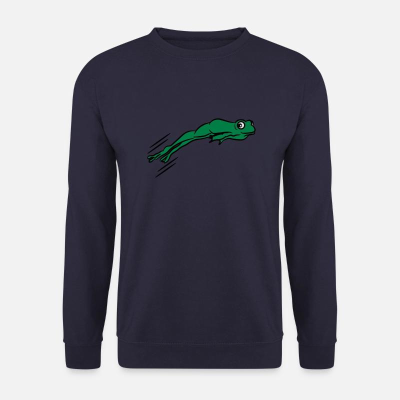 Frosch springen - Unisex Pullover - Navy