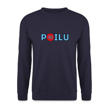 Poilu - Unisex Pullover - Navy - Vorne - Alina (178cm) & Michal (187cm)
