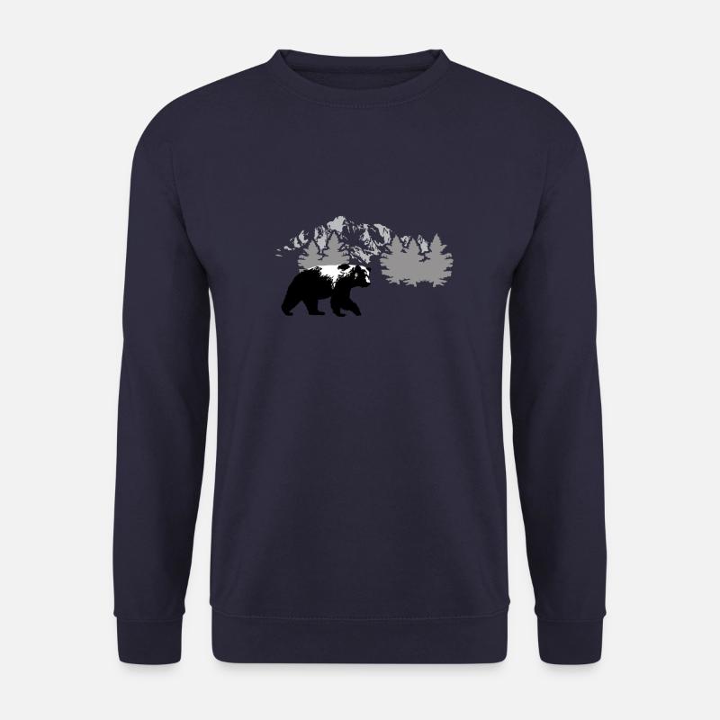 Grizzly Bear - Bär - Braunbär - Unisex Pullover - Navy